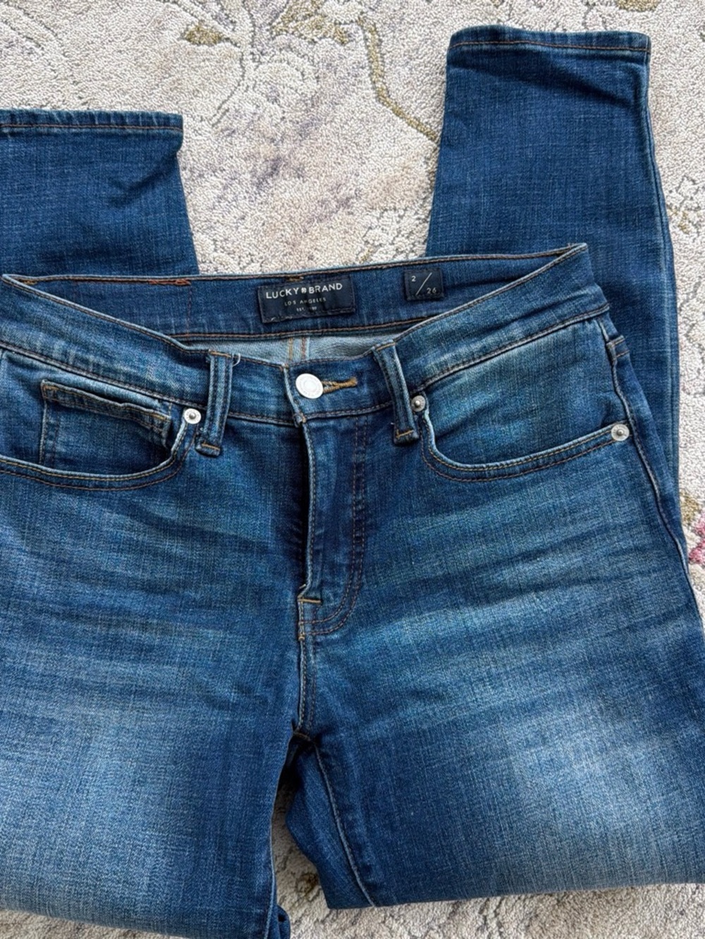 Lucky Brand Women’s Skinny Blue Denim Jeans